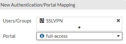 Authentication portal mapping