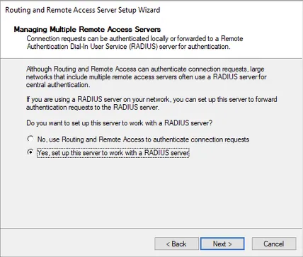 RRAS — IP address assignment